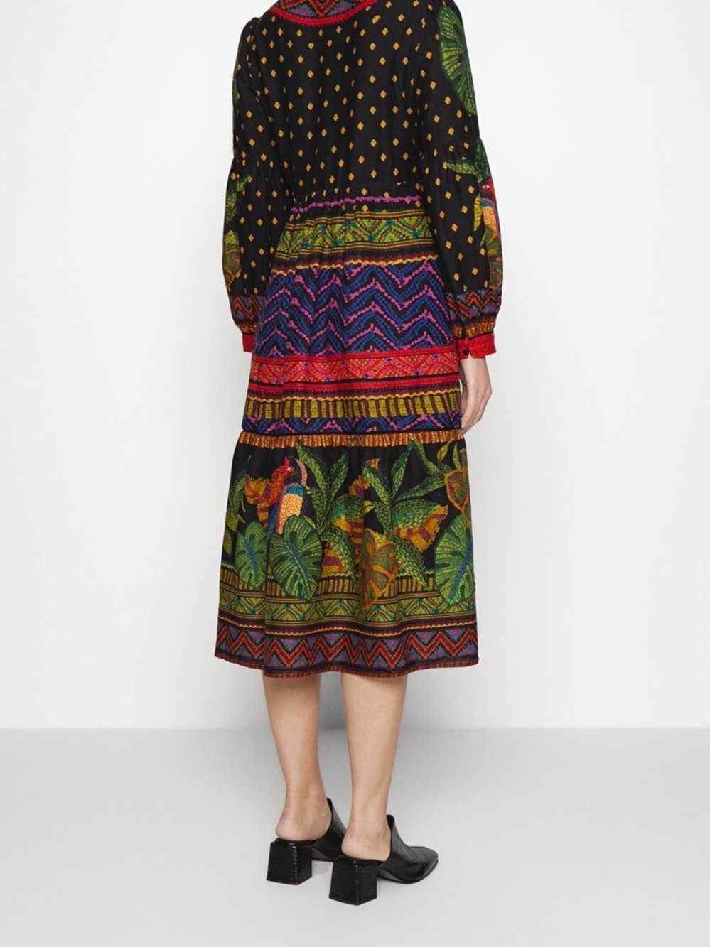 Farm Rio Multicolor Midi Dress - Picture 2 of 8